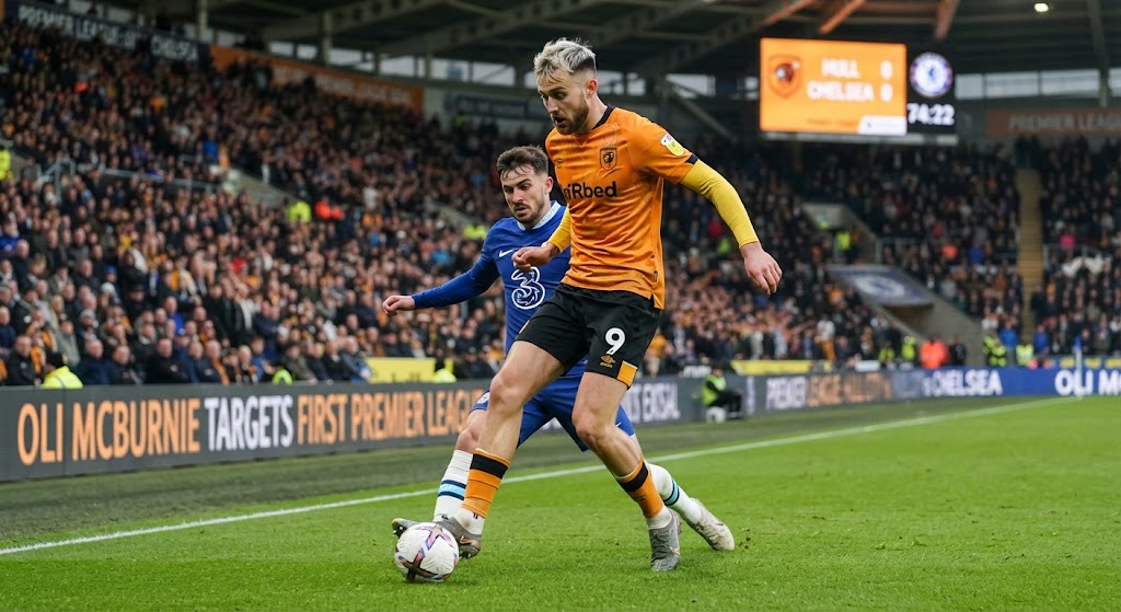 Oli McBurnie Targets First Premier League Goal as Hull Face Chelsea