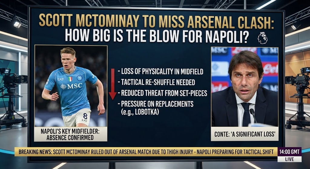 Scott McTominay to Miss Arsenal Clash: How Big Is the Blow for Napoli?