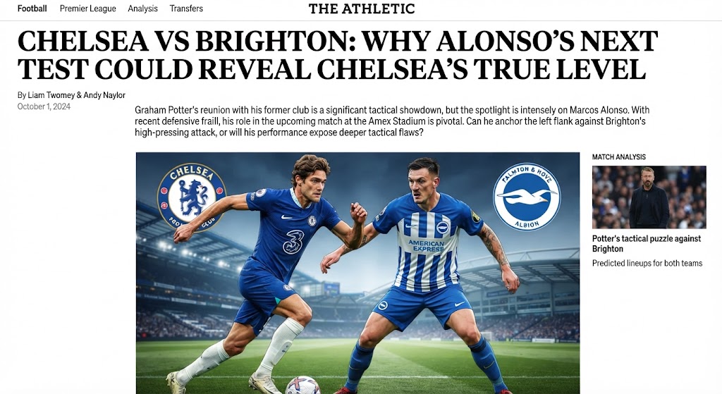 Chelsea vs Brighton: Why Alonso’s Next Test Could Reveal Chelsea’s True Level