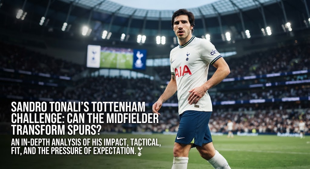 Sandro Tonali’s Tottenham Challenge: Can the Midfielder Transform Spurs?